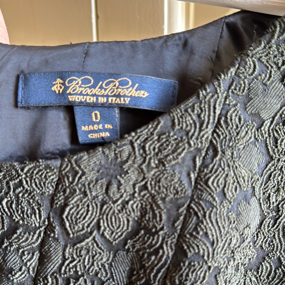 Brooks Brothers Black Lace Dress